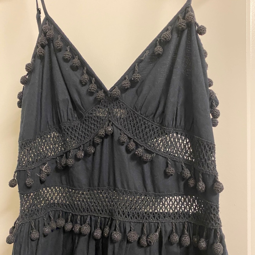 Susana Monaco black long maxi dress size 2